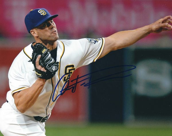 AUTOGRAPHED CLAYTON RICHARD 8X10 San Diego Padres photo