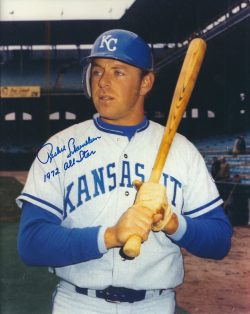 AUTOGRAPHED RICHIE SCHEINBLUM 8X10 Kansas City Royals Photo