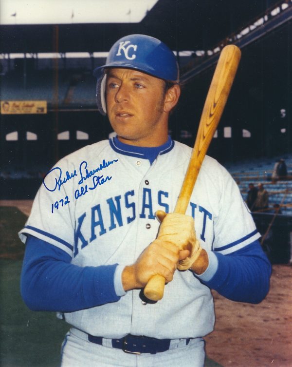 AUTOGRAPHED RICHIE SCHEINBLUM 8X10 Kansas City Royals Photo