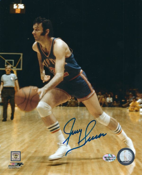 Autographed JERRY LUCAS 8x10 New York Knicks Photo