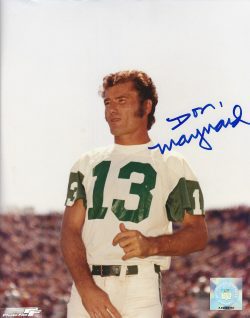 Autographed DON MAYNARD 8x10 New York Jets photo