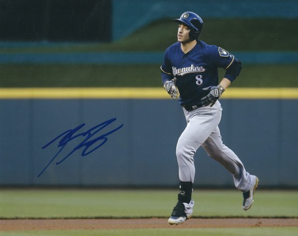 AUTOGRAPHED RYAN BRAUN 8X10 Milwaukee Brewers Photo
