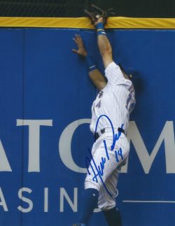 AUTOGRAPHED HERNAN PEREZ 8X10 Milwaukee Brewers Photo