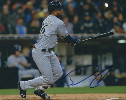 AUTOGRAPHED  DOMINGO SANTANA 8X10 Milwaukee Brewers Photo