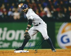 AUTOGRAPHED JONATHAN VILLAR 8X10 Milwaukee Brewers Photo