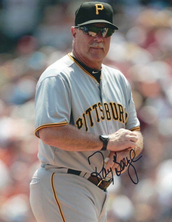 Autographed RAY SEARAGE 8X10 Photo Pittsburgh Pirates