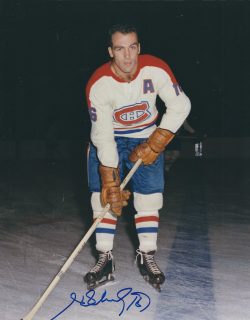 Autographed HENRI RICHARD 8X10 Montreal Canadiens Photo