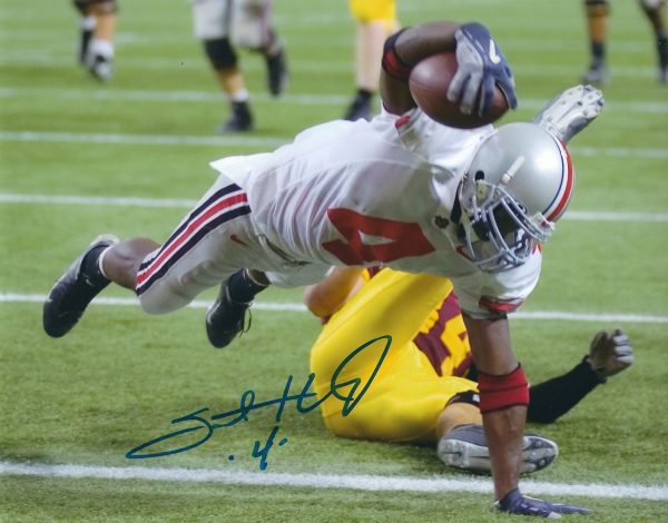 Autographed SANTONIO HOLMES 8X10 Ohio State University Photo