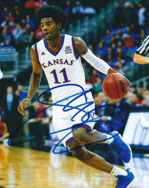 Autographed JOSH JACKSON Kansas Jayhawks 8x10 Photo