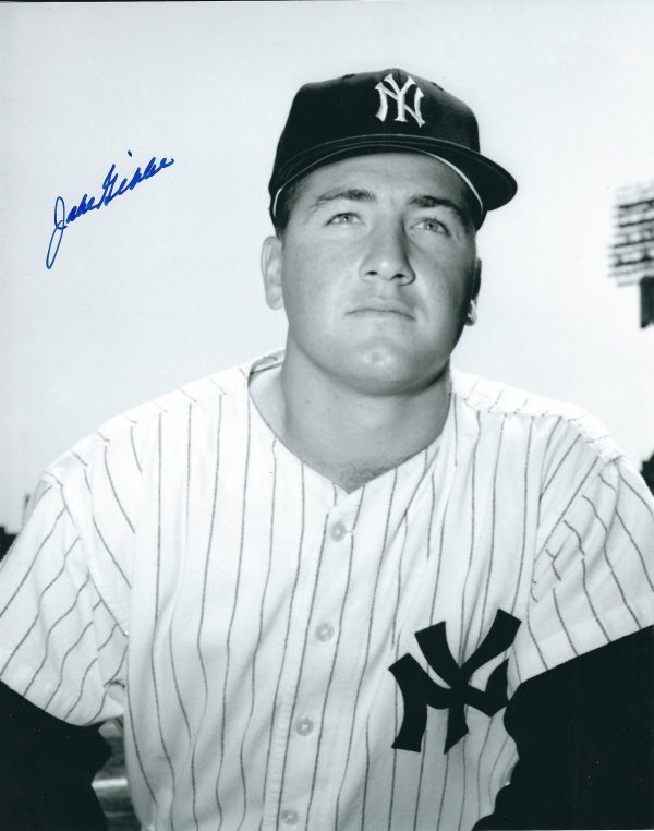 AUTOGRAPHED JAKE GIBBS 8X10 NEW YORK YANKEES photo