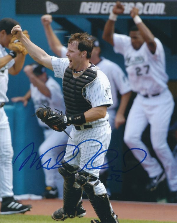 AUTOGRAPHED MIKE REDMOND 8X10 Florida Marlins Photo