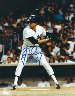 AUTOGRAPHED ROY SMALLEY 8X10 NEW YORK YANKEES photo
