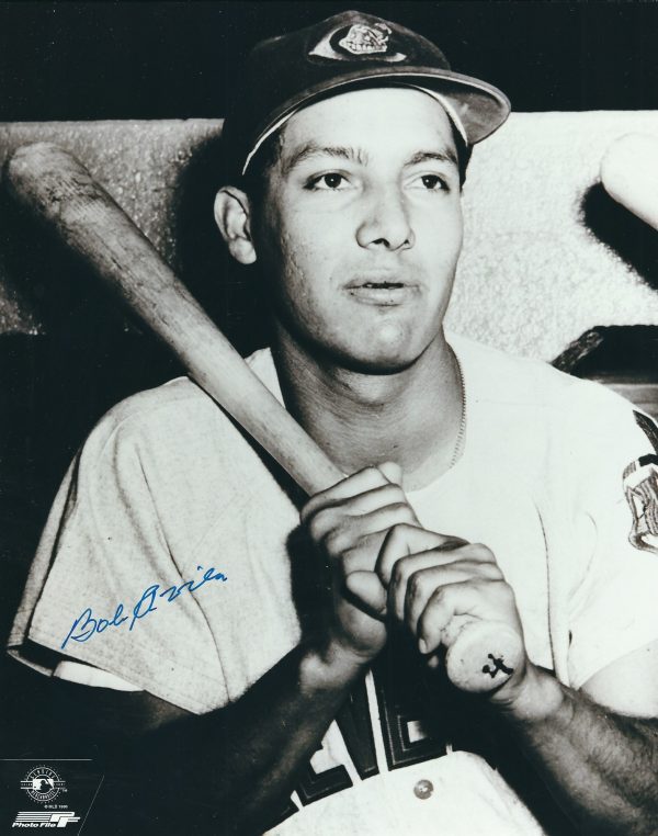 AUTOGRAPHED BOBBY AVILA 8X10 Cleveland Indians Photo