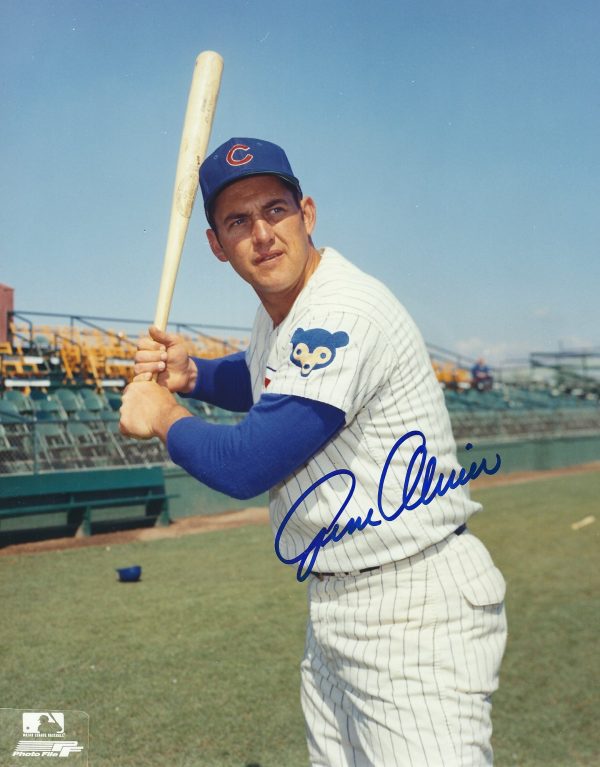 AUTOGRAPHED GENE OLIVER 8X10 Chicago Cubs Photo