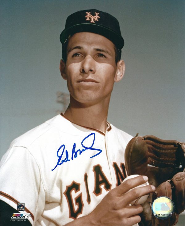 AUTOGRAPHED  ED BRESSOUD 8x10 San Francisco Giants Photo
