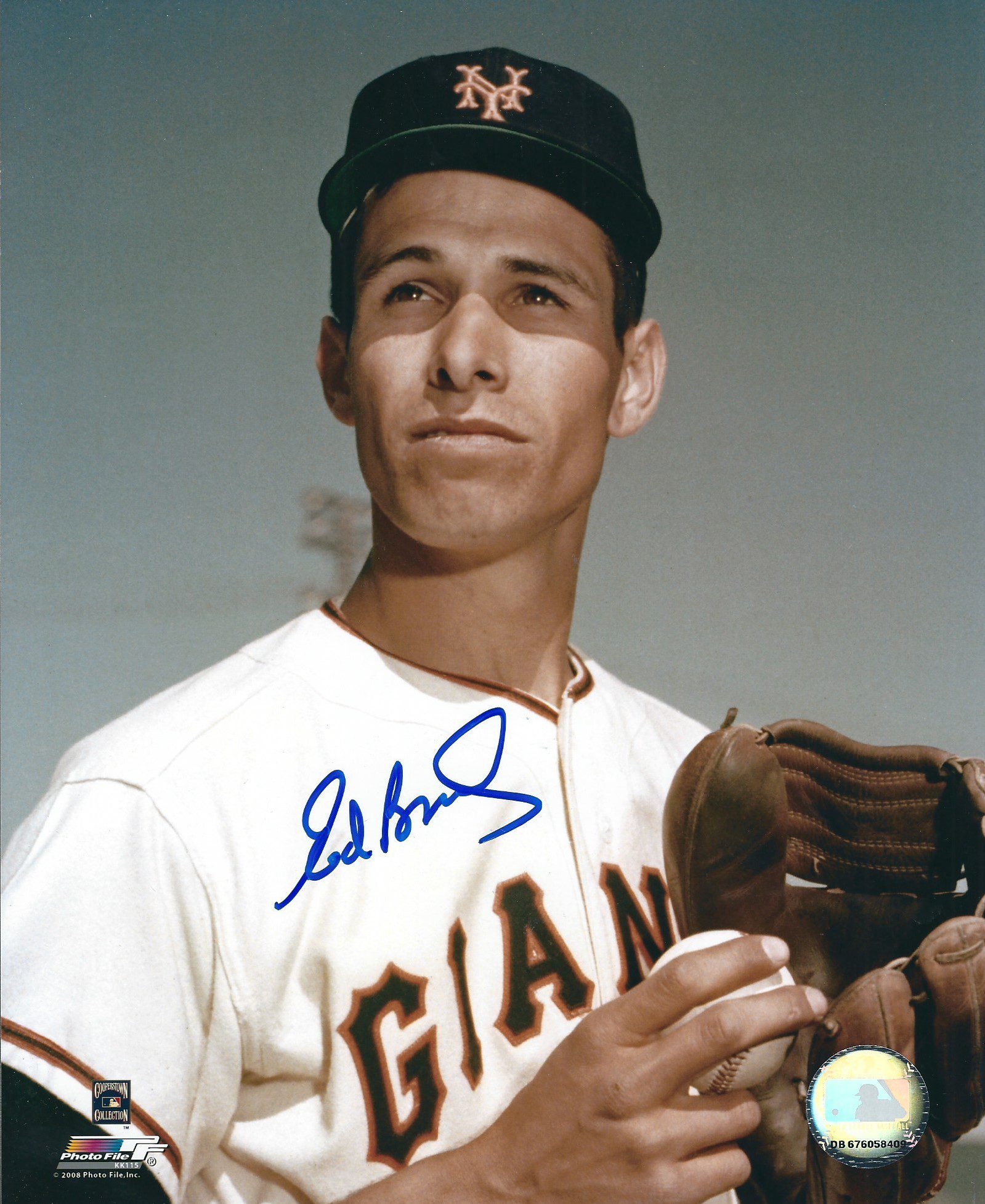 AUTOGRAPHED ED BRESSOUD 8x10 San Francisco Giants Photo - Main