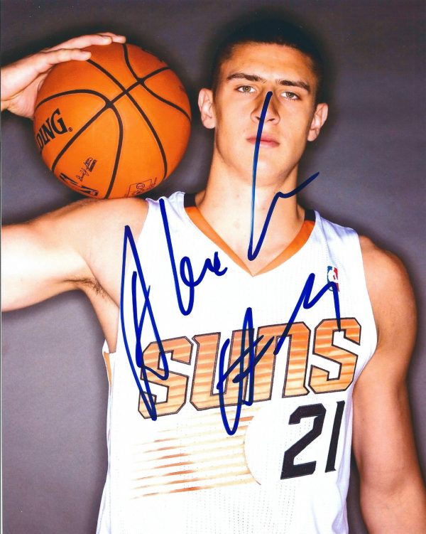 AUTOGRAPHED ALEX LEN 8X10 Phoenix Suns photo