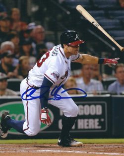 AUTOGRAPHED CHASE D'ARNAUD 8X10 Atlanta Braves photo