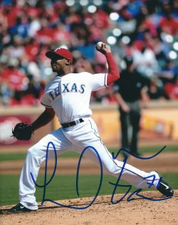 AUTOGRAPHED SAM FREEMAN 8X10 Texas Rangers Photo