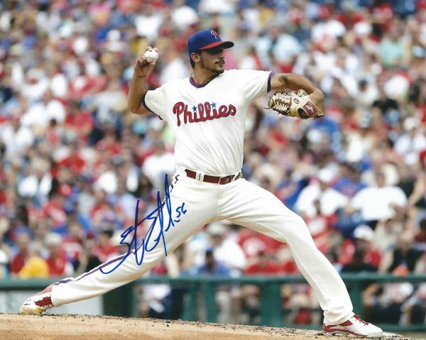 AUTOGRAPHED ZACH EFLIN 8X10 Philadelphia Phillies Photo