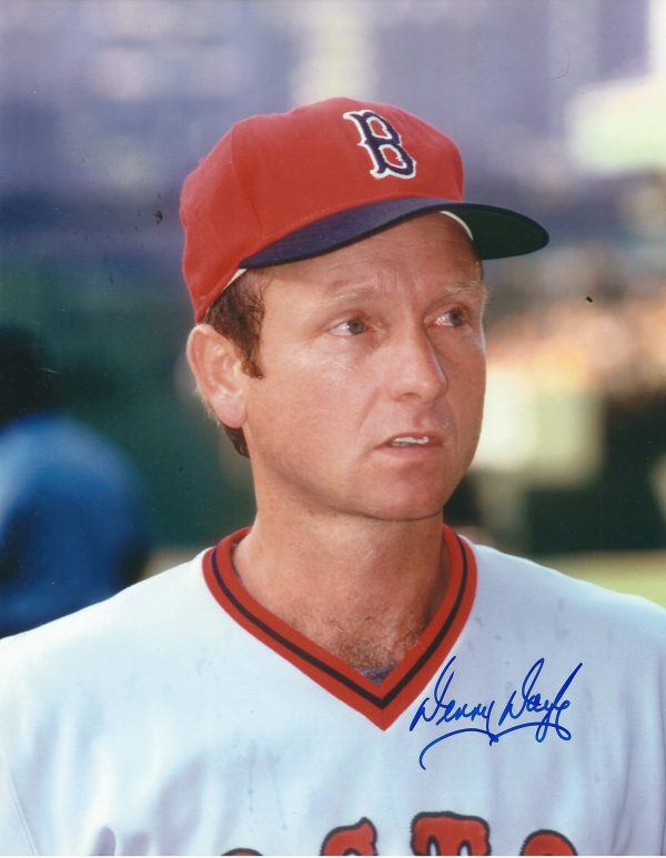 AUTOGRAPHED DENNY DOYLE 8X10 Boston Red Sox photo