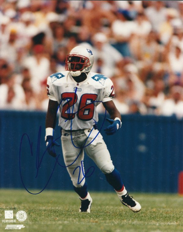 AUTOGRAPHED CHRIS CANTY New England Patriots photo