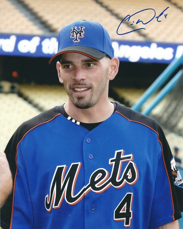 AUTOGRAPHED CHRIS WOODWARD 8X10 New York Mets photo