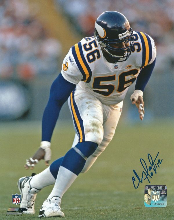 Autographed  CHRIS DOLEMAN 8X10 Minnesota Vikings Photo