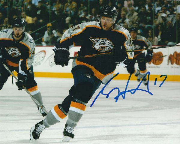 Autographed SCOTT HARTNELL 8X10 Nashville Predators photo