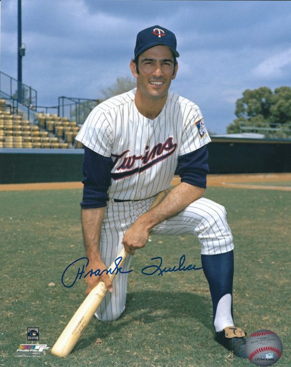 AUTOGRAPHED FRANK QUILICI  8X10 Minnesota Twins photo