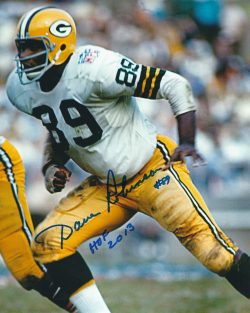 Autographed DAVE ROBINSON 8X10 Green Bay Packers Photo