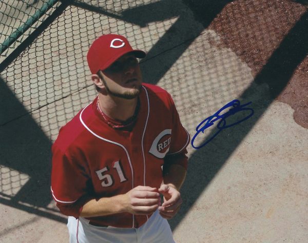 AUTOGRAPHED JARED BURTON 8x10 Cincinnati Reds Photo