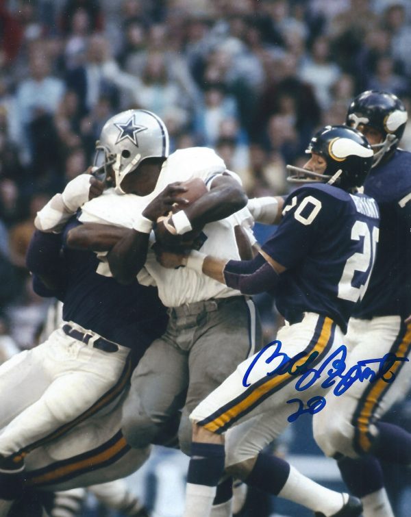 Autographed BOBBY BRYANT  8X10 Minnesota Vikings Photo