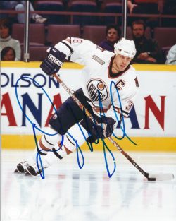 Autographed DOUG WEIGHT 8x10 EDMONTON OILERS Photo