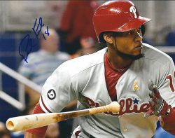 AUTOGRAPHED PEDRO FLORIMON 8X10 Philadelphia Phillies Photo