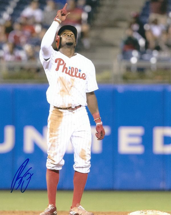 AUTOGRAPHED ROMAN QUINN 8X10 Philadelphia Phillies Photo