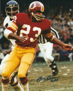 Autographed BRIG OWENS 8x10 Washington Redskins Photo