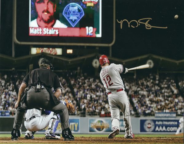 AUTOGRAPHED MATT STAIRS 8X10 photo  Philadelphia Phillies