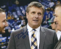 Autographed RICK WELTS 8X10 Golden State Warriors photo