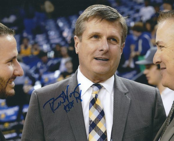 Autographed RICK WELTS 8X10 Golden State Warriors photo