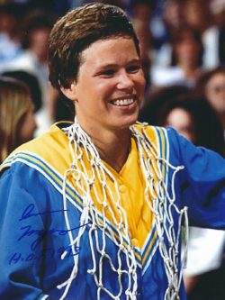 Autographed ANN MEYERS 8X10 UCLA photo