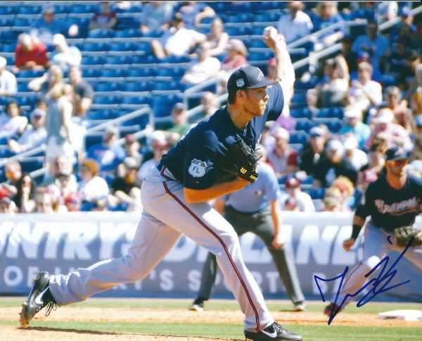 AUTOGRAPHED JESSE BIDDLE 8X10 Atlanta Braves photo