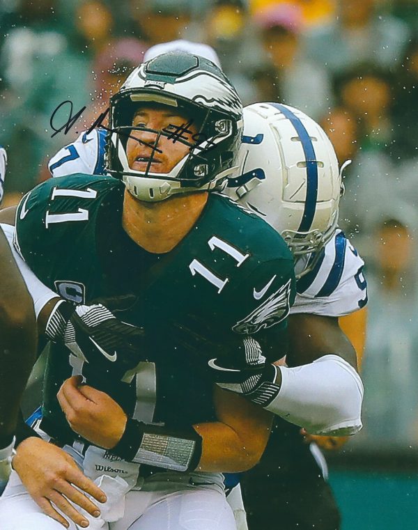 Autographed AL-QUADIN MUHAMMAD 8X10 Indianapolis Colts photo