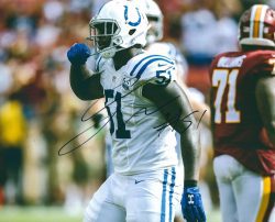 Autographed JIHAD WARD 8X10 Indianapolis Colts photo