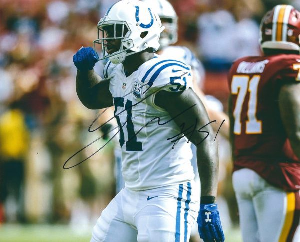 Autographed JIHAD WARD 8X10 Indianapolis Colts photo