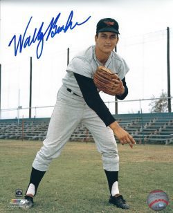 AUTOGRAPHED WALLY BUNKER 8X10 Baltimore Orioles Photo