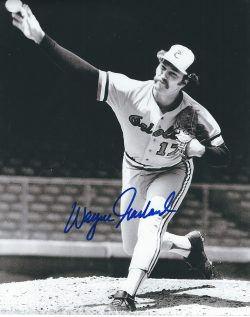 AUTOGRAPHED WAYNE GARLAND 8x10 Baltimore Orioles Photo