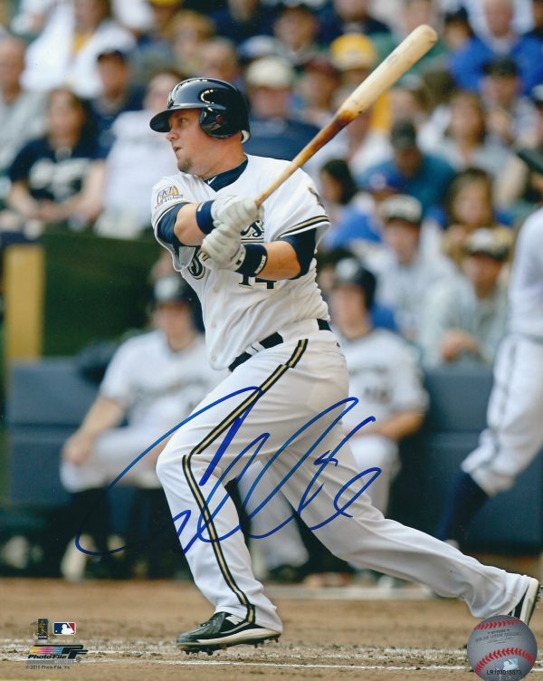 AUTOGRAPHED CASEY MCGEHEE 8x10 Milwaukee Brewers Photo