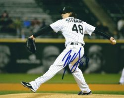 AUTOGRAPHED ZACH STEWART 8X10 Chicago White Sox Photo