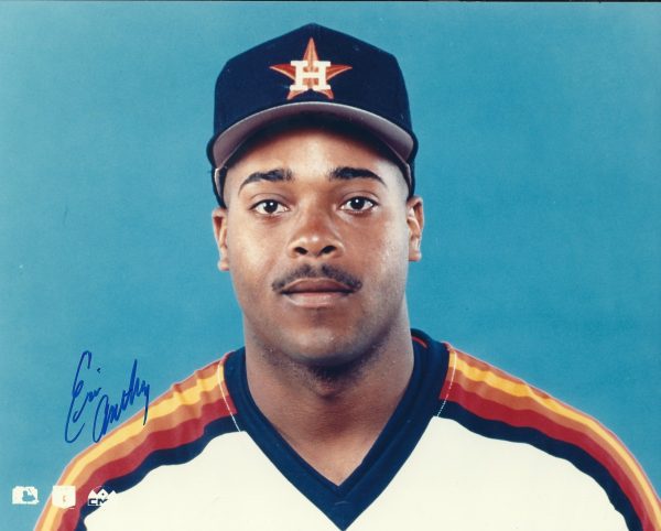 AUTOGRAPHED  ERIC ANTHONY 8x10 Houston Astros Photo